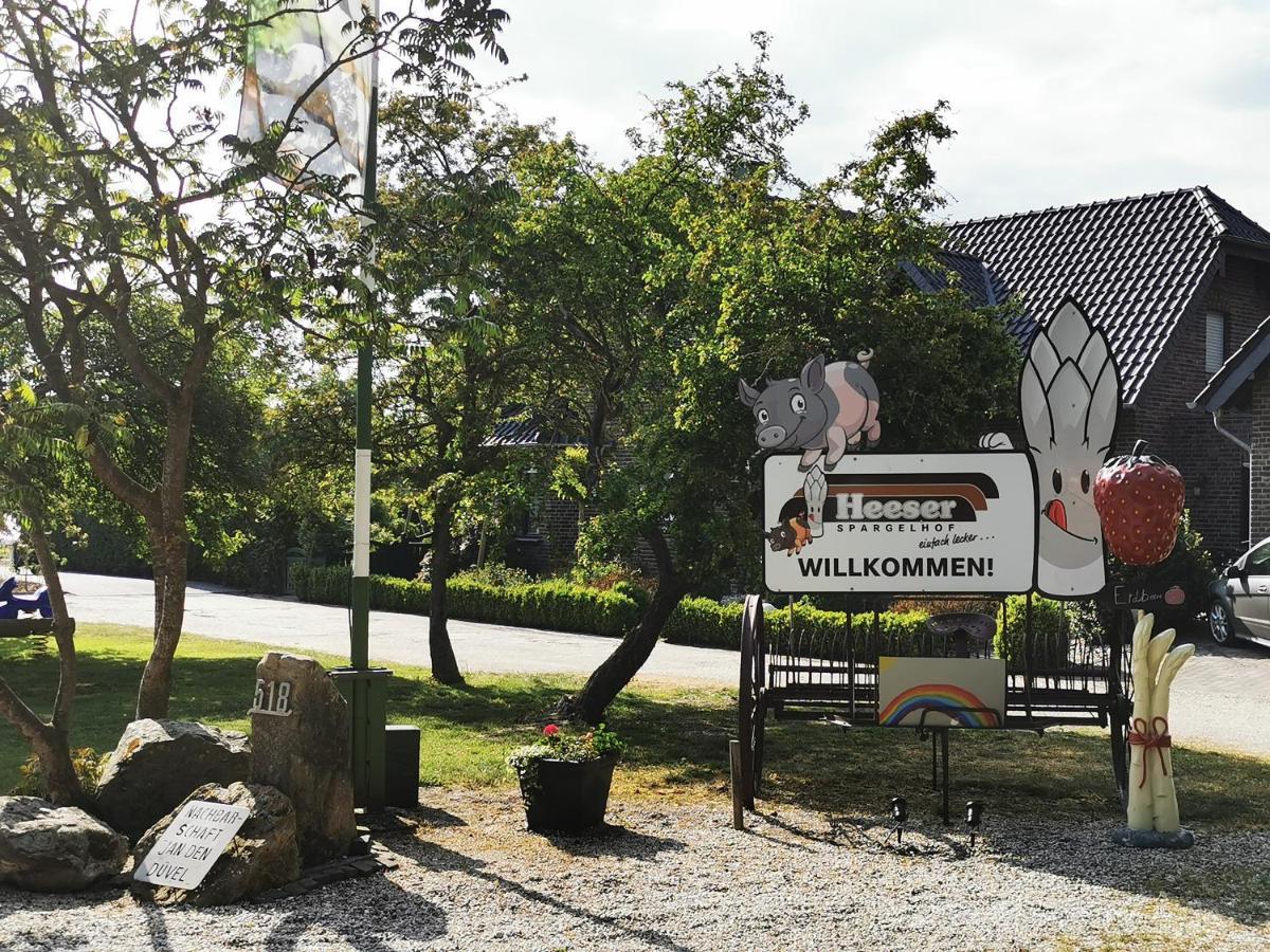 Heeser Spargelhof Ferienwohnung Landblick Weeze Exterior photo
